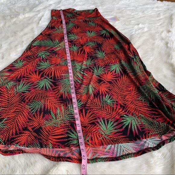 LuLaRoe Maxi‎ Skirt Leaf Print - Picture 7 of 8